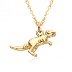 European and American simple balloon dog animal pendant, trendy men's and women's necklace, cool and trendy street dance, personalized couple gift