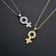 Diamond-encrusted zircon CZ women's symbol necklaces and women's necklaces are popular in Europe and America, featuring a simple and light luxury collarbone chain in an ins style Diamond-encrusted zircon CZ women's symbol necklaces and women's necklaces are popular in Europe and America, featuring a simple and light luxury collarbone chain in an ins style