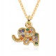 Small, mini, creative and cute, colorful micro-inlaid zircon turtle pendant, pendant, jewelry necklace, cross-border supply Small, mini, creative and cute, colorful micro-inlaid zircon turtle pendant, pendant, jewelry necklace, cross-border supply