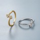 An InS-style small heart-shaped ring for women set with diamonds and a CZ zircon ring with an opening design, a cross-border best-selling Korean version An InS-style small heart-shaped ring for women set with diamonds and a CZ zircon ring with an opening design, a cross-border best-selling Korean version