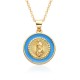 European and American fashion cross-border religious copper Jesus oil drop pendant jewelry, women's Catholic Virgin Mary necklace European and American fashion cross-border religious copper Jesus oil drop pendant jewelry, women's Catholic Virgin Mary necklace