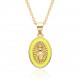 European and American cross-border religious oval oil drop pendant, women's jewelry, God Jesus, Virgin Mary necklace European and American cross-border religious oval oil drop pendant, women's jewelry, God Jesus, Virgin Mary necklace