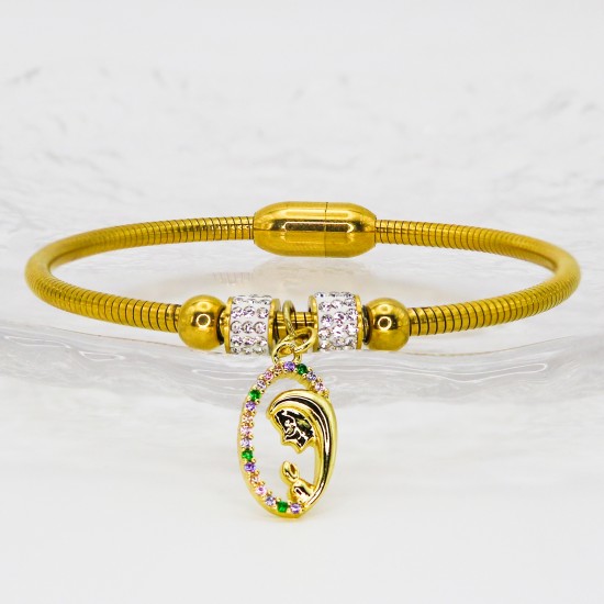This Mother's Day MAMA stainless steel bracelet and bracelet is designed in Europe and America with a magnet to attract a unique, fully diamond, light luxury and high-end feel This Mother's Day MAMA stainless steel bracelet and bracelet is designed in Europe and America with a magnet to attract a unique, fully diamond, light luxury and high-end feel