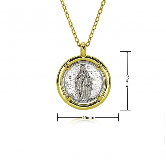 Cross-border best-selling tumu Xiin Guadalupe Maria pendant, European and American Sacred Heart Priest pendant necklace jewelry Cross-border best-selling tumu Xiin Guadalupe Maria pendant, European and American Sacred Heart Priest pendant necklace jewelry
