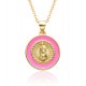 European and American fashion cross-border religious copper Jesus oil drop pendant jewelry, women's Catholic Virgin Mary necklace European and American fashion cross-border religious copper Jesus oil drop pendant jewelry, women's Catholic Virgin Mary necklace