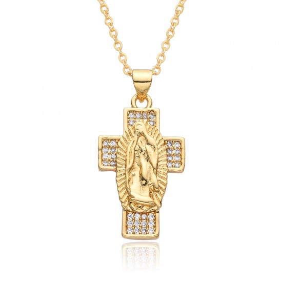 Amazon square Virgin zirconia necklace pendant for women, retro fashion, individual elegance, colorful micro-set electroplated jewelry Amazon square Virgin zirconia necklace pendant for women, retro fashion, individual elegance, colorful micro-set electroplated jewelry