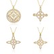 New Korean-style fashionable Celtic knot gold-plated necklace wholesale Zircon women's pendant necklace from foreign trade manufacturer New Korean-style fashionable Celtic knot gold-plated necklace wholesale Zircon women's pendant necklace from foreign trade manufacturer