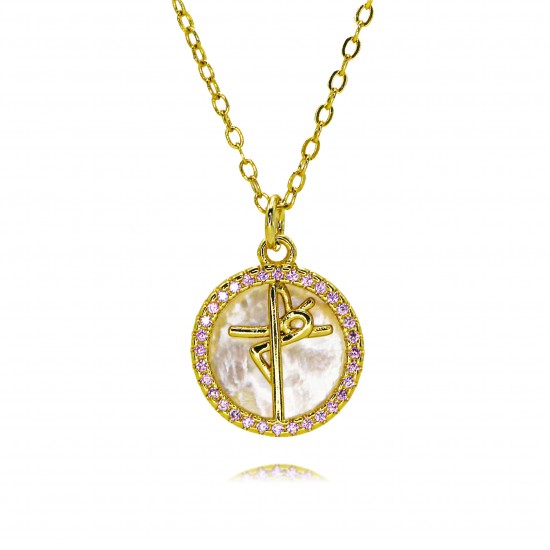 Cross-border new European and American oil drop enamel moon pendant for women, niche design, cold trend, cool couple necklace for women Cross-border new European and American oil drop enamel moon pendant for women, niche design, cold trend, cool couple necklace for women