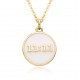 European and American Instagram niche Double 11 copper electroplated 18K gold oil drip pendant 11:11 11:11 Personalized necklace European and American Instagram niche Double 11 copper electroplated 18K gold oil drip pendant 11:11 11:11 Personalized necklace