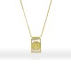 Cross-border best-selling European-style Saint Guadalupe necklace, women's light luxury natural shell square tag pendant jewelry on Instagram Cross-border best-selling European-style Saint Guadalupe necklace, women's light luxury natural shell square tag pendant jewelry on Instagram