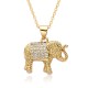 Little Elephant pendant necklace for women, with a sense of high-end, light luxury and niche design. Wholesale collarbone chain inlaid with zircon Little Elephant pendant necklace for women, with a sense of high-end, light luxury and niche design. Wholesale collarbone chain inlaid with zircon