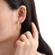 Exaggerated metallic style from Europe and America, simple geometric round ear rings, ins, fashionable and high-end, large earrings, stud earrings, new ear style Exaggerated metallic style from Europe and America, simple geometric round ear rings, ins, fashionable and high-end, large earrings, stud earrings, new ear style