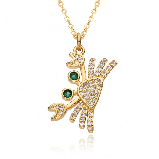 New European and American products in the Instagram style, popular on Amazon, fashionable and individual, dragonfly panda women's style 18k pendant necklace consignment New European and American products in the Instagram style, popular on Amazon, fashionable and individual, dragonfly panda women's style 18k pendant necklace consignment