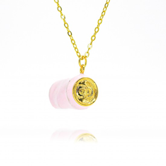 A fashionable necklace in the shape of an oil drip cup from Europe and America, a trendy collarbone chain with a light luxury and high-end feel A fashionable necklace in the shape of an oil drip cup from Europe and America, a trendy collarbone chain with a light luxury and high-end feel