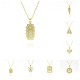 Xiyin is selling a zircon pendant necklace of a European and American cross-border religious statue with a collarbone chain and a goddess of God, plated with 18k gold Xiyin is selling a zircon pendant necklace of a European and American cross-border religious statue with a collarbone chain and a goddess of God, plated with 18k gold