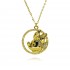 Anime mouse-style necklace, a light luxury and niche design for girls, with a high-end feel. New 2024 collarbone chain, strong chain, summer gift