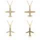 New European and American products in the style of Instagram, Amazon's best-selling fashion and individuality, 18k aircraft and aircraft women's pendant necklaces, consignment New European and American products in the style of Instagram, Amazon's best-selling fashion and individuality, 18k aircraft and aircraft women's pendant necklaces, consignment
