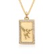 European and American cross-border religious personality statue collarbone chain Zircon eco-friendly copper material pendant necklace copper plating 18kg C651 European and American cross-border religious personality statue collarbone chain Zircon eco-friendly copper material pendant necklace copper plating 18kg C651