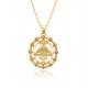European and American fashion cross-border religious copper slightly set zircon pendant women's accessory, Catholic Virgin Mary necklace A078 European and American fashion cross-border religious copper slightly set zircon pendant women's accessory, Catholic Virgin Mary necklace A078