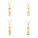 Wholesale of cross-border trendy new accessories, personalized gold bar designs, heart-shaped crosses, rainbow lightning pendants and necklaces Wholesale of cross-border trendy new accessories, personalized gold bar designs, heart-shaped crosses, rainbow lightning pendants and necklaces