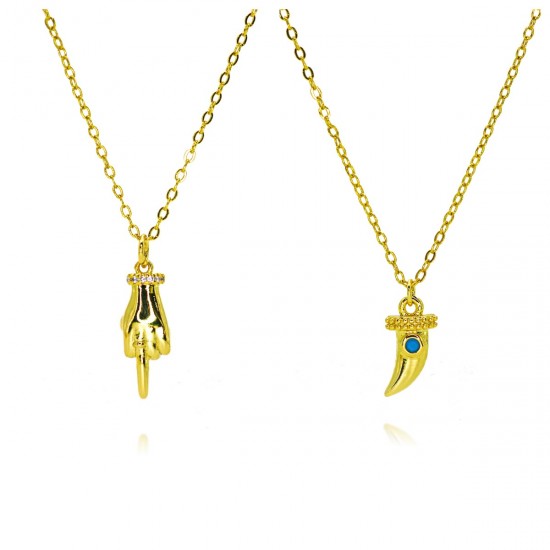 A niche design of cross-border accessories from Europe and America, a turquoise crescent necklace for women, a pure silver simple and fashionable zircon collarbone chain A niche design of cross-border accessories from Europe and America, a turquoise crescent necklace for women, a pure silver simple and fashionable zircon collarbone chain