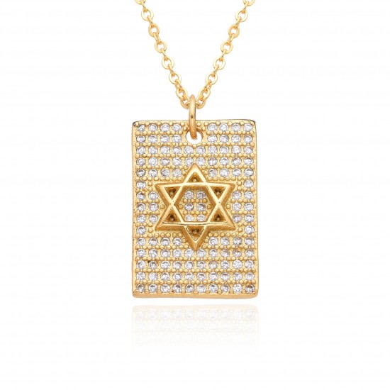 European and American cross-border octagonal star necklace, versatile for women, with a high-end feel, high color retention, niche design, light luxury necklaces and collarbone chains European and American cross-border octagonal star necklace, versatile for women, with a high-end feel, high color retention, niche design, light luxury necklaces and collarbone chains