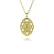 Cross-border bestseller zircon Guadalupe Virgin Mary pendant, women's European and American style copper plated 18k gold necklace pendant Cross-border bestseller zircon Guadalupe Virgin Mary pendant, women's European and American style copper plated 18k gold necklace pendant